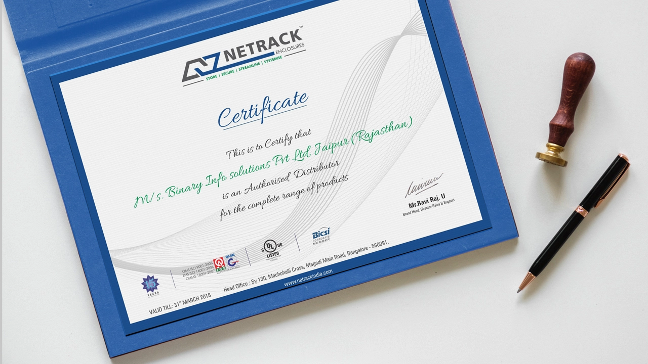 Certificate design